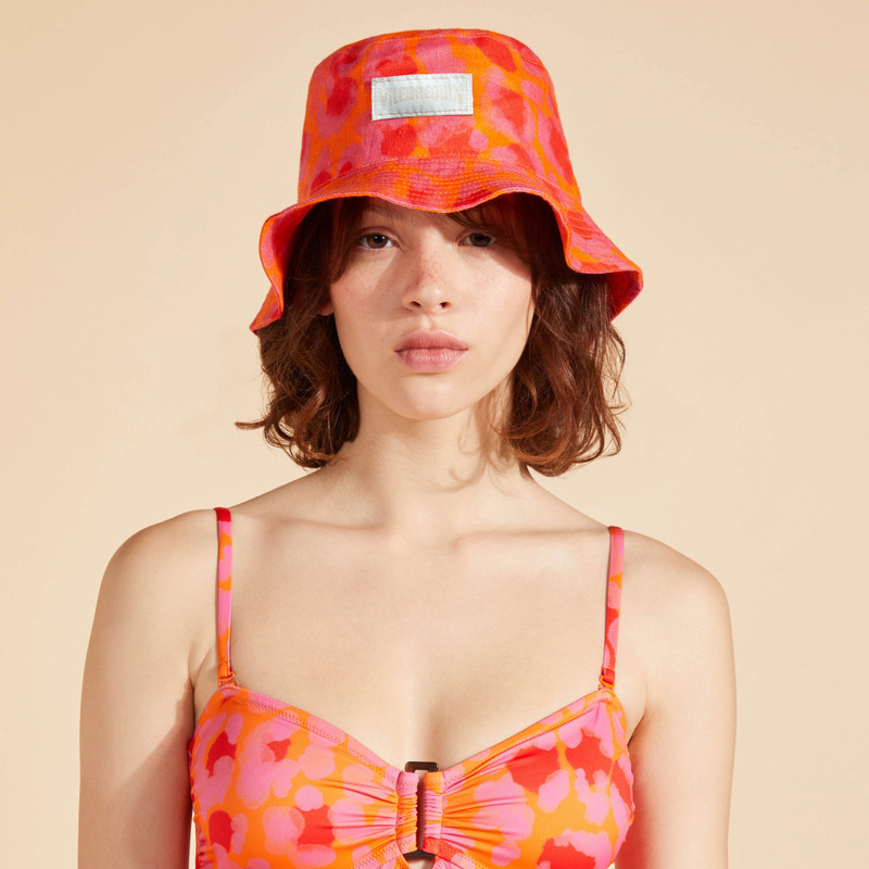 Linen Bucket Hat New Leopard 3