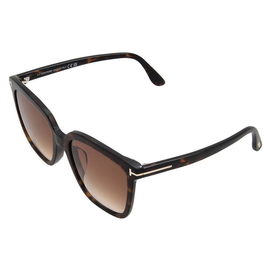 Tom Ford Gradient Brown Square Ladies Sunglasses FT0958-D 52F 55 - 4
