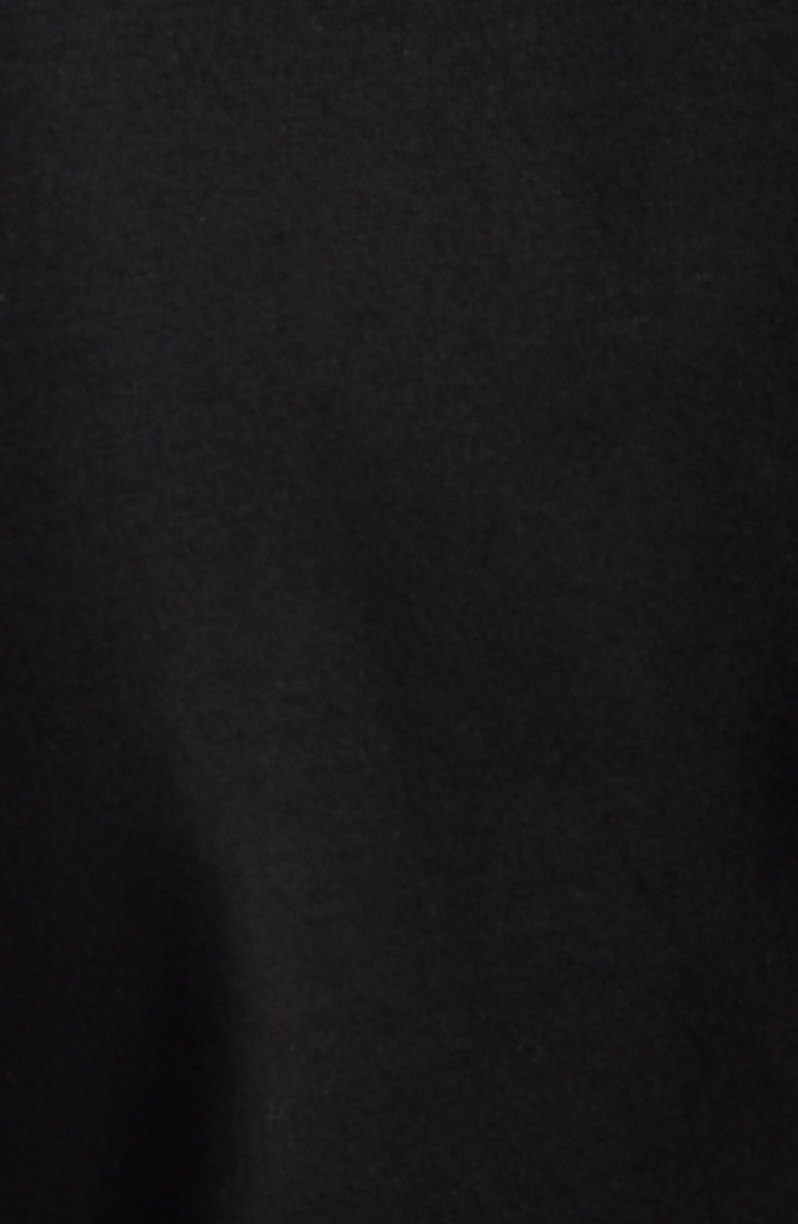 3.1 Phillip Lim Lace Detail Draped Asymmetric Hem Cotton T-Shirt Dress in Black at Nordstrom - 6