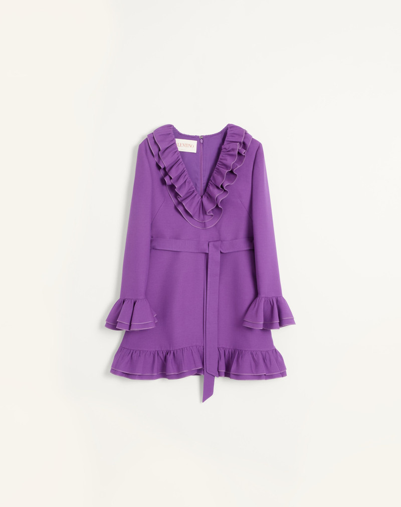 CREPE COUTURE SHORT DRESS - 1