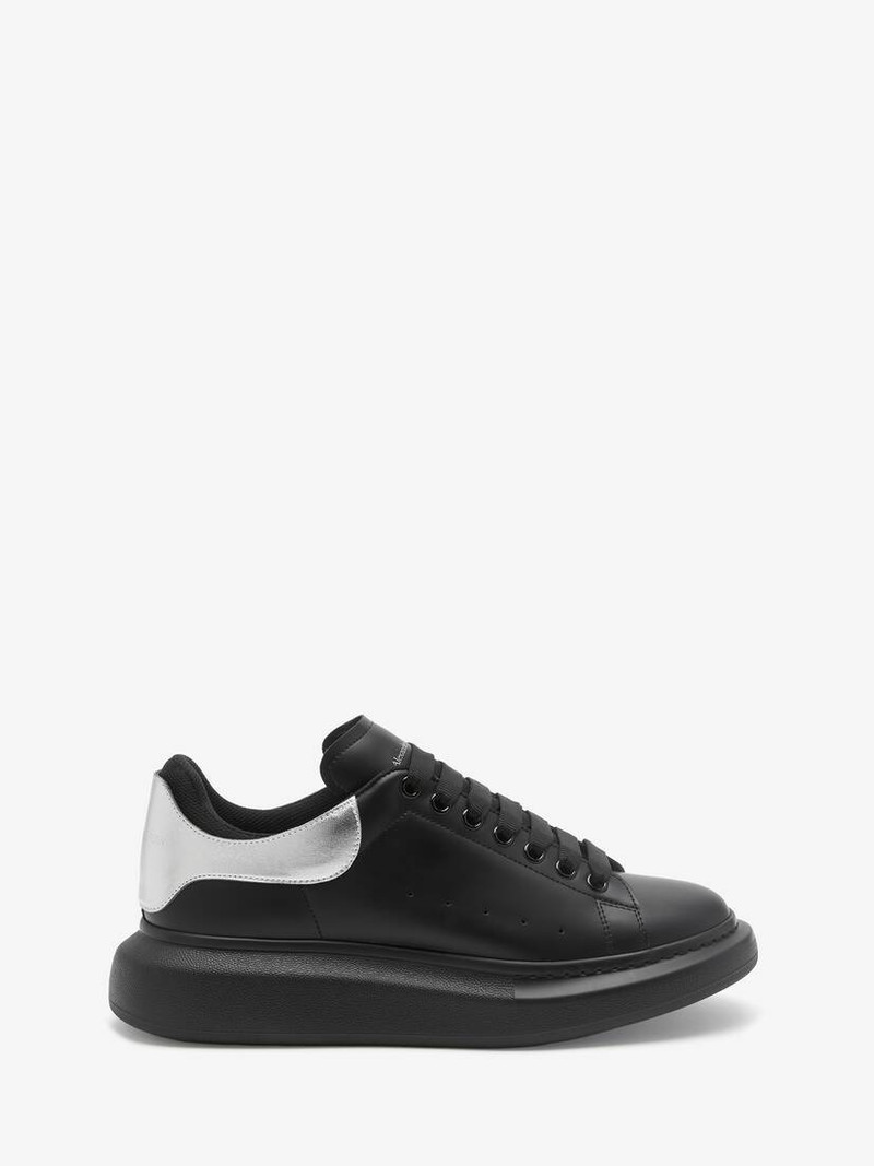 Men's Oversized Sneaker in Black/silver - 1