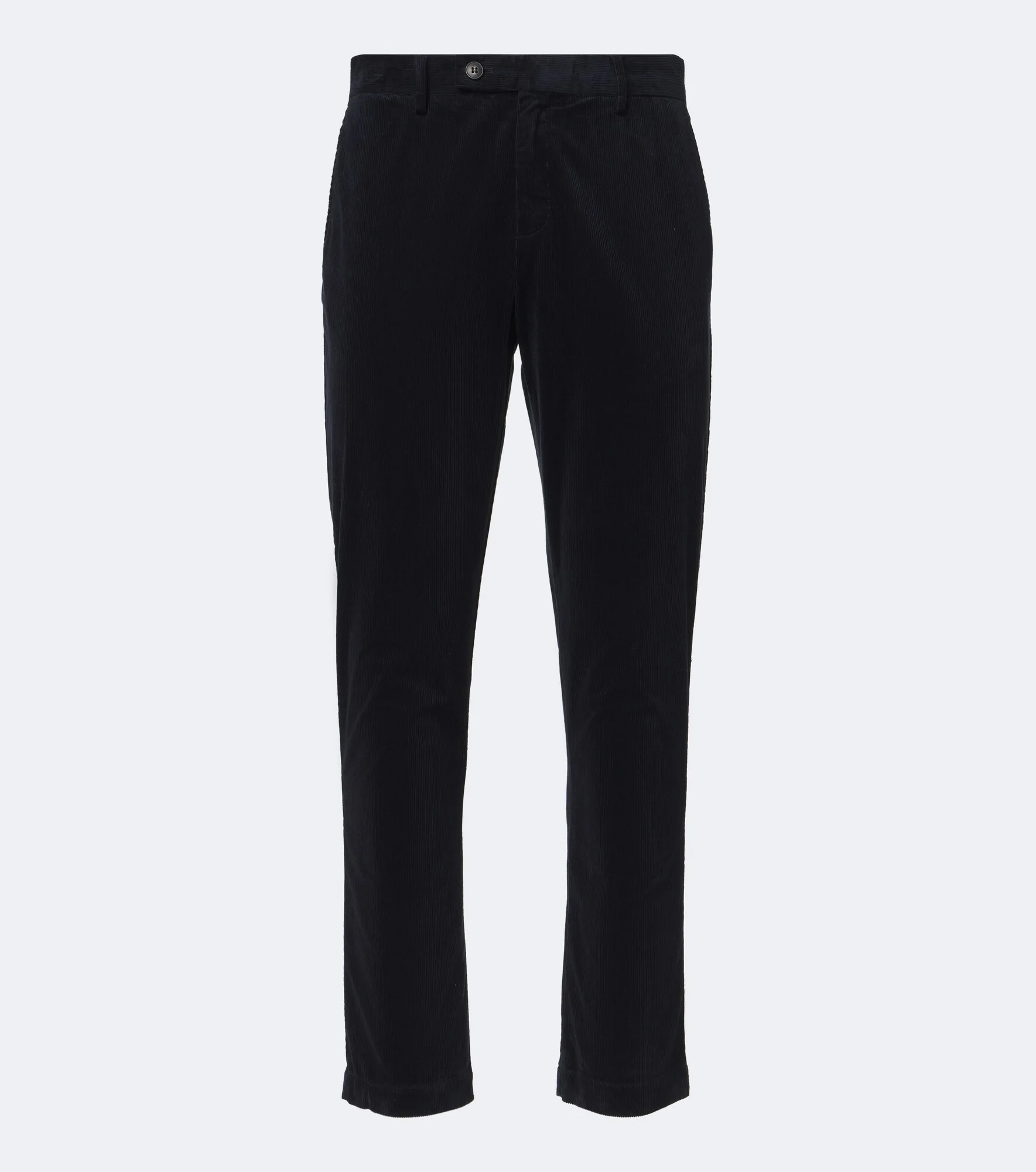 Cotton corduroy straight pants - 1