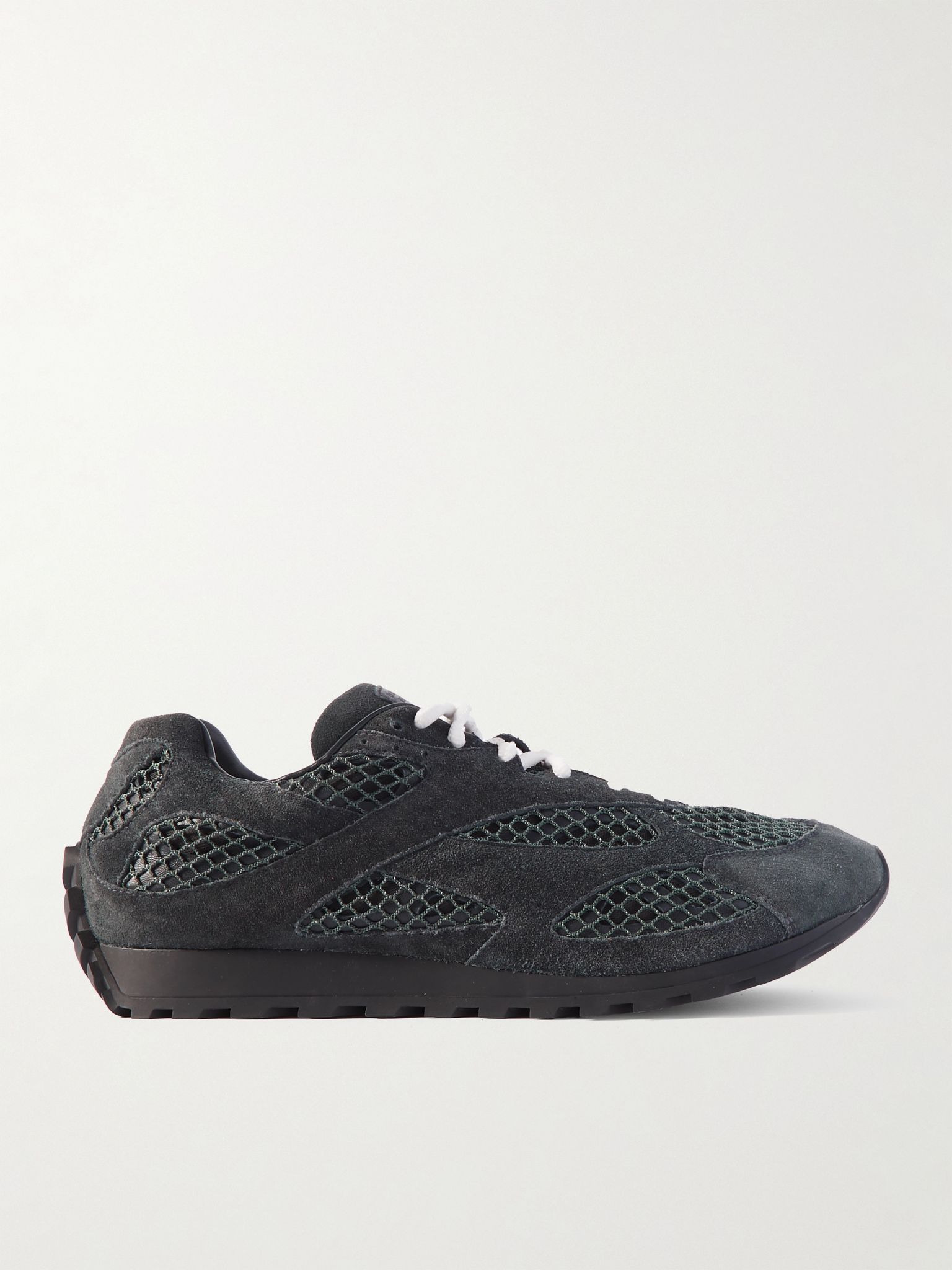 Orbit Suede, Mesh and Leather Sneakers Dark gray - 1