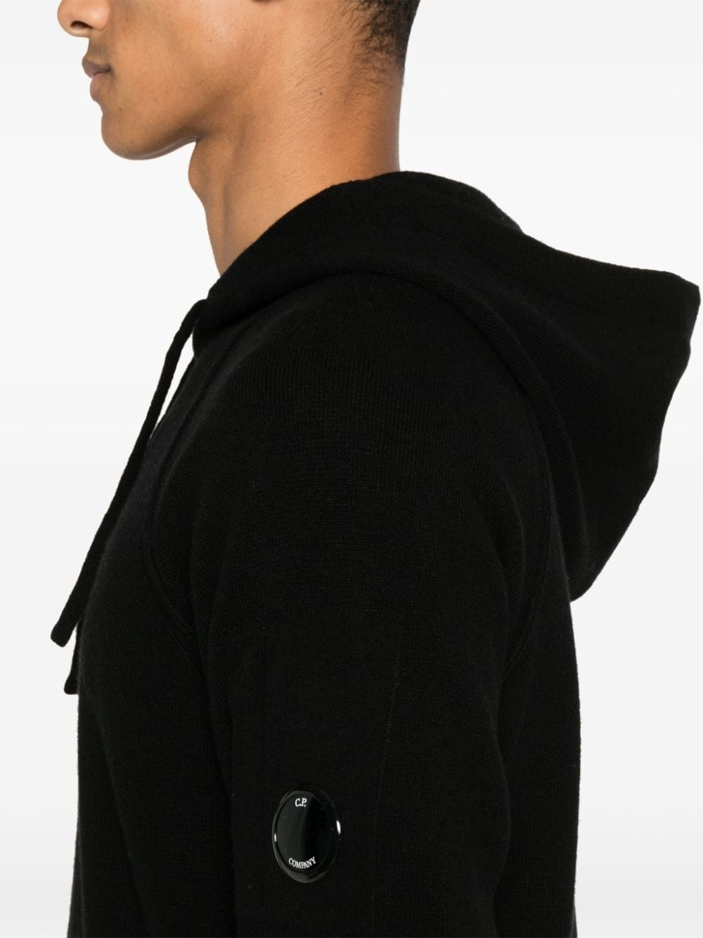 Lens-detailed hoodie - 5