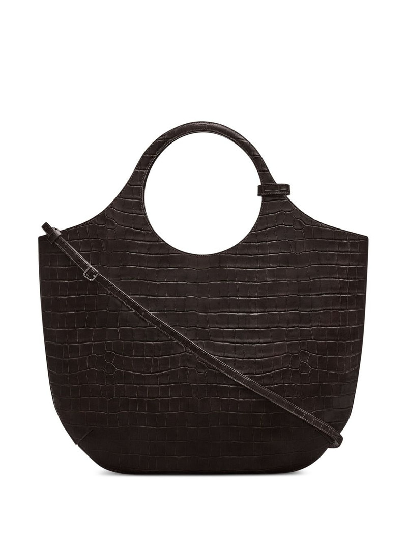 large Holy crocodile-effect tote bag 3
