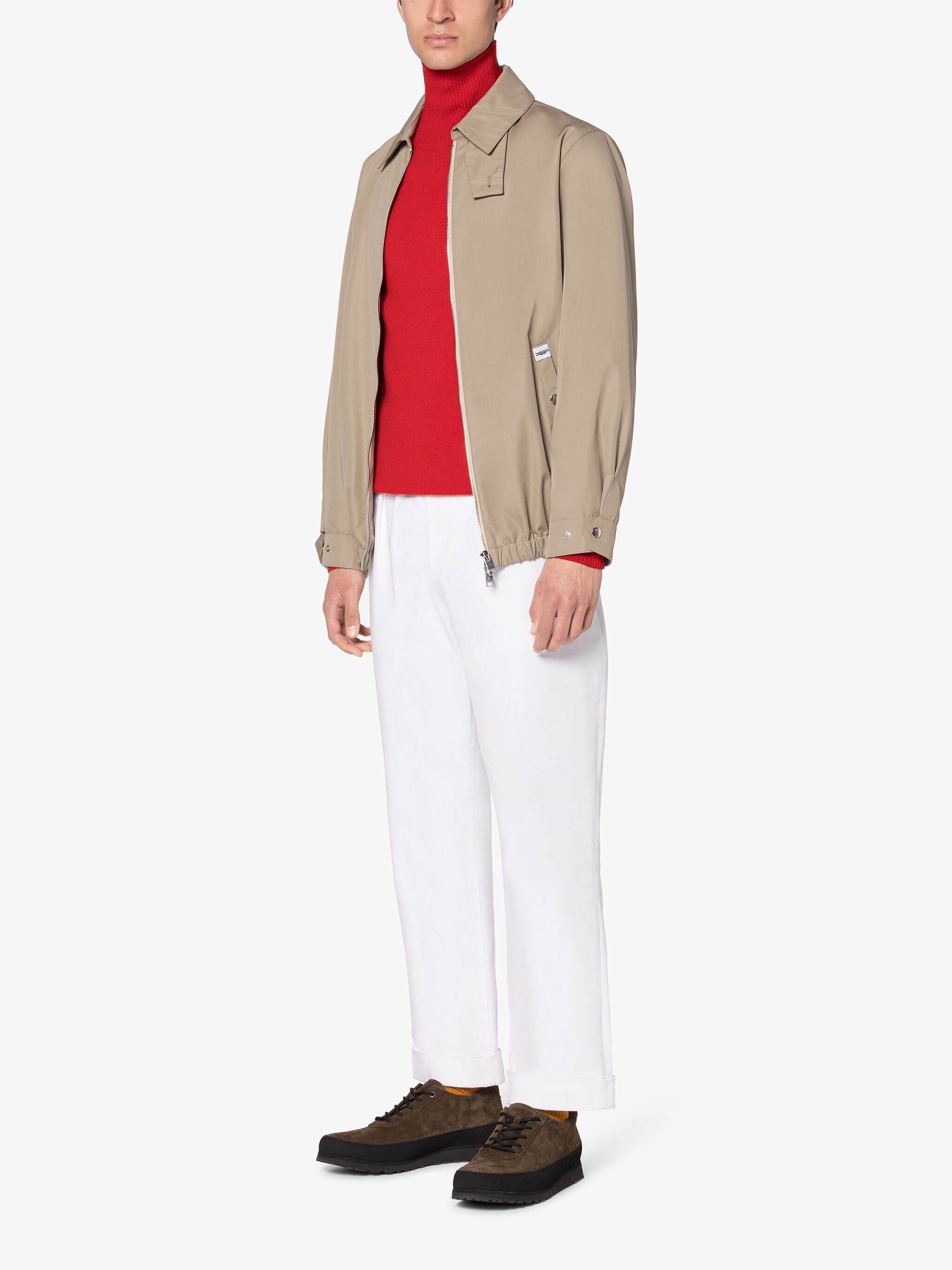 EMMANUEL SAND GABARDINE COTTON JACKET - 4