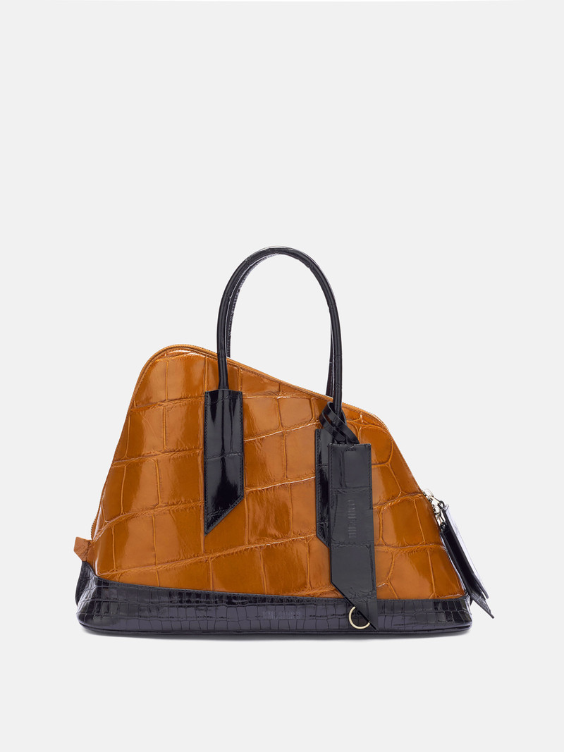 ''LA SANT AMBROEUS'' SHADED BROWN TOP HANDLE 1