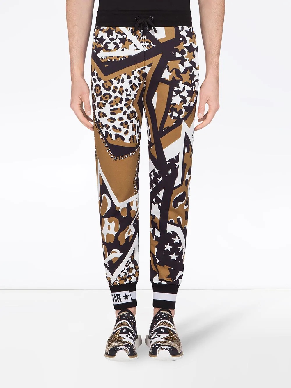 Millenials star print track pants - 3