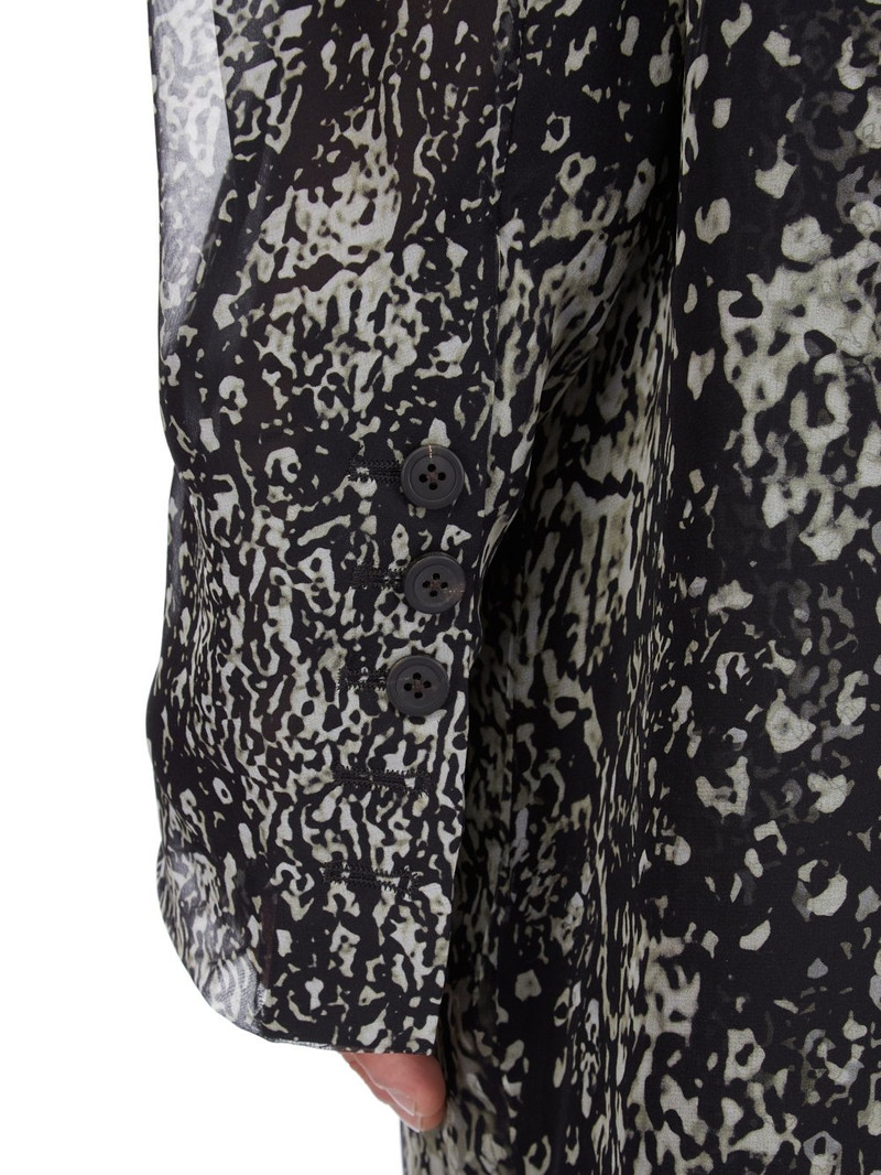 Black & Off-White Hollywood Ricks Coat 7