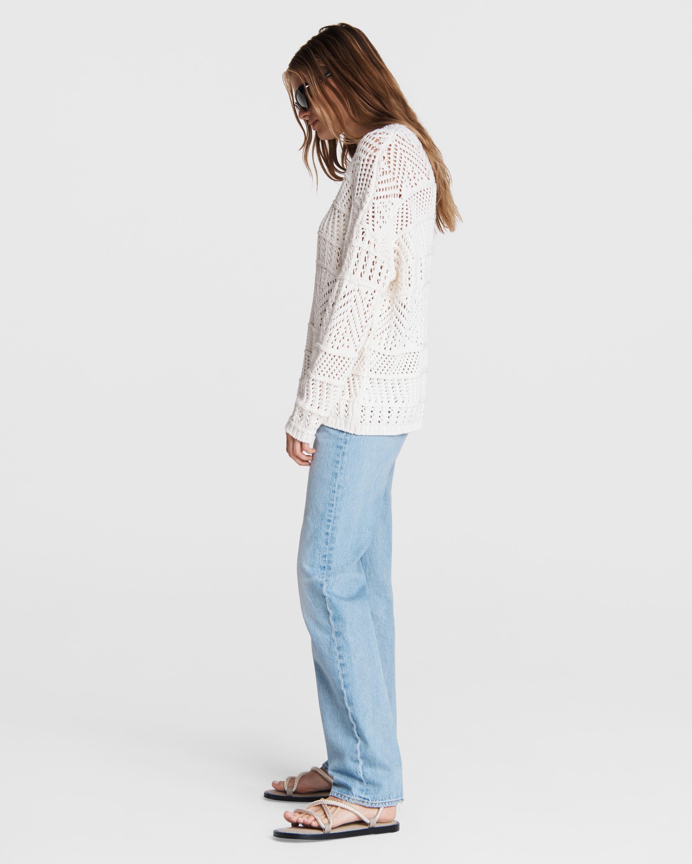 Renee Cotton Novelty Crew
Relaxed Fit Sweater - 4