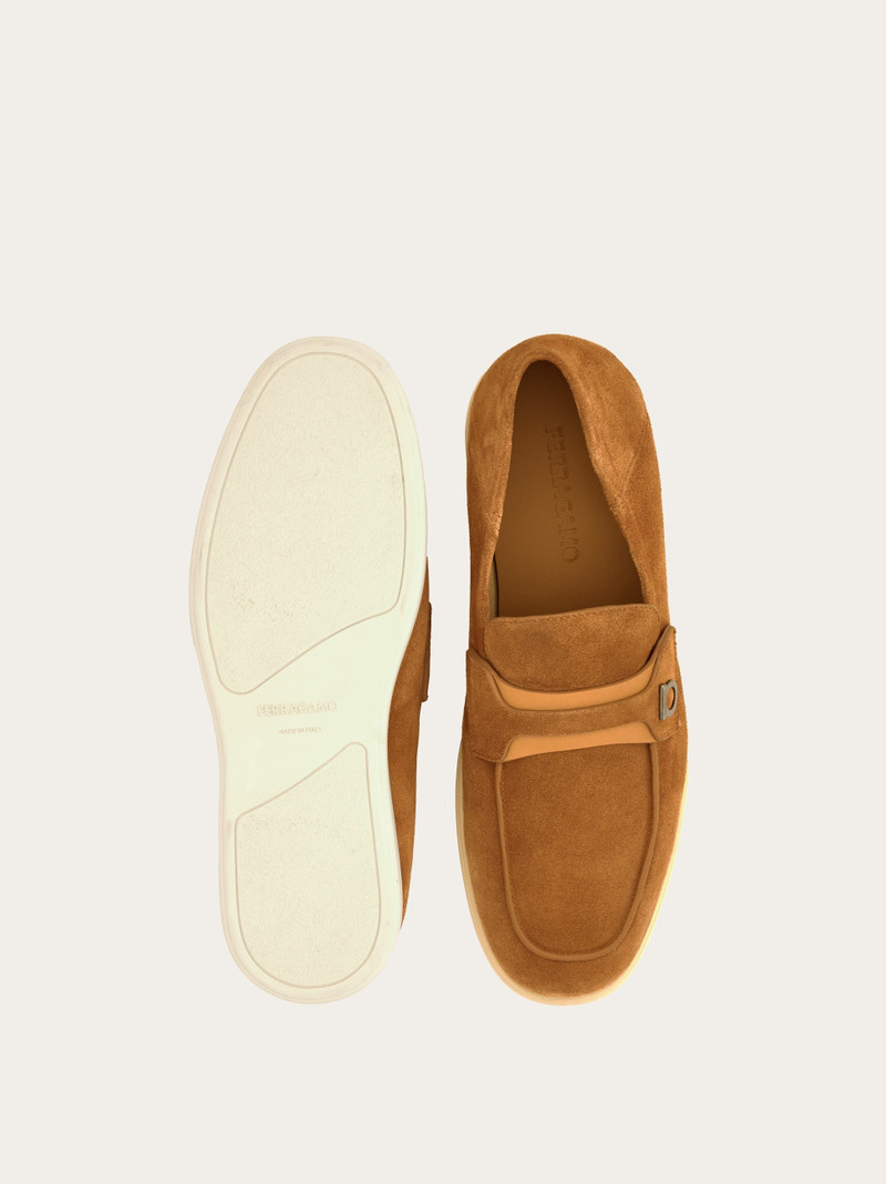 Deconstructed loafer with Gancini ornament 5