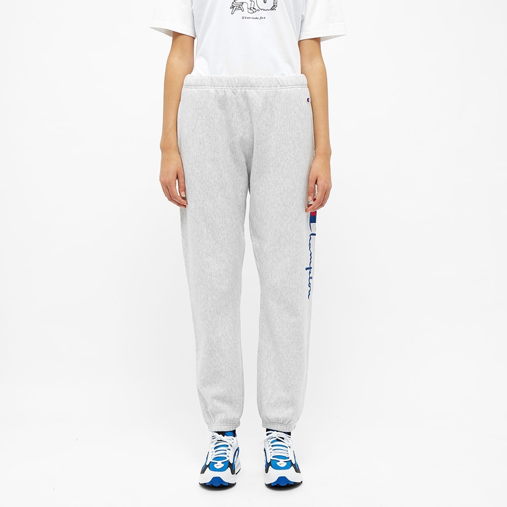 Champion Reverse Weave Women's Side Logo Cuffed Pant - 4