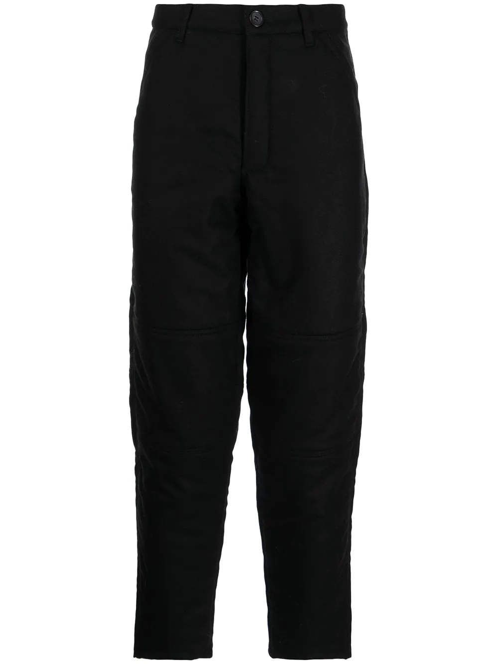 slim-fit padded trousers - 1