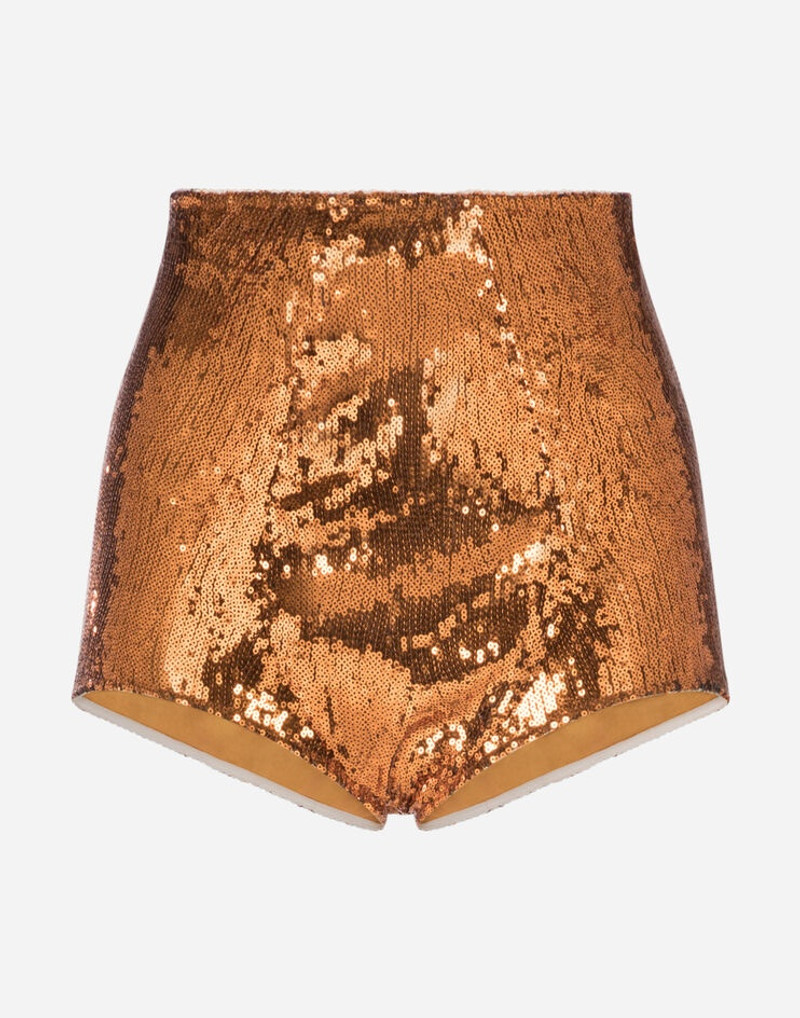 Sequined culotte pants 1