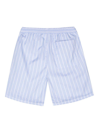 Aspesi stripe-pattern cotton shorts outlook