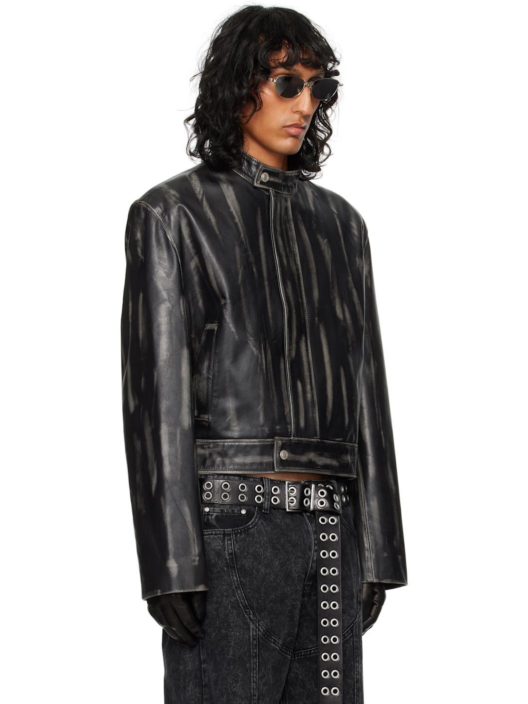 Black Motodaddy Leather Jacket - 2