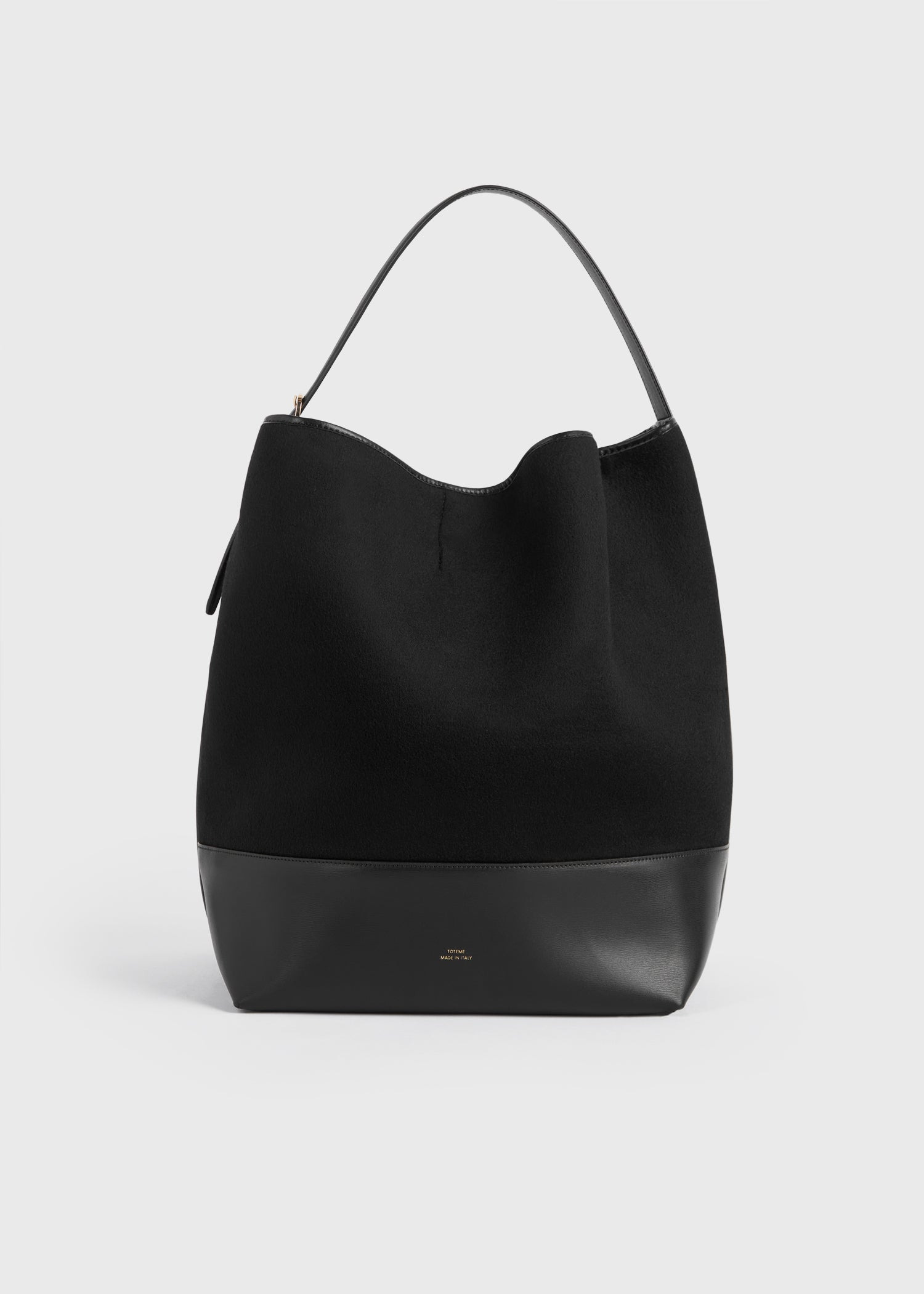 Belted doublé tote black - 8
