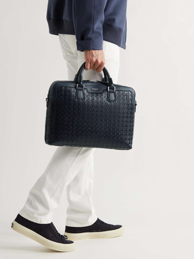 Serapian Mosaico Leather Briefcase outlook