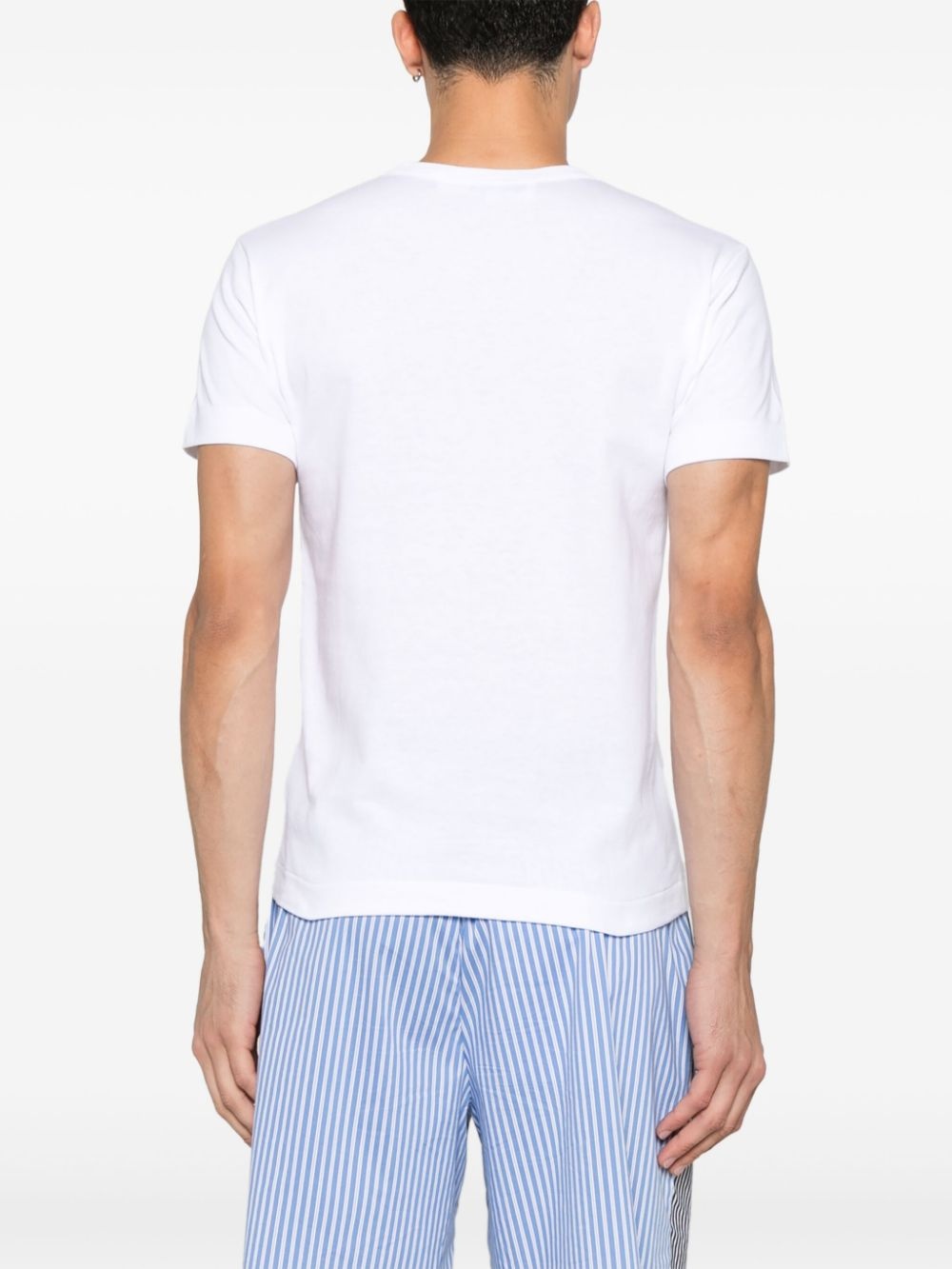heart-patch T-shirt - 4