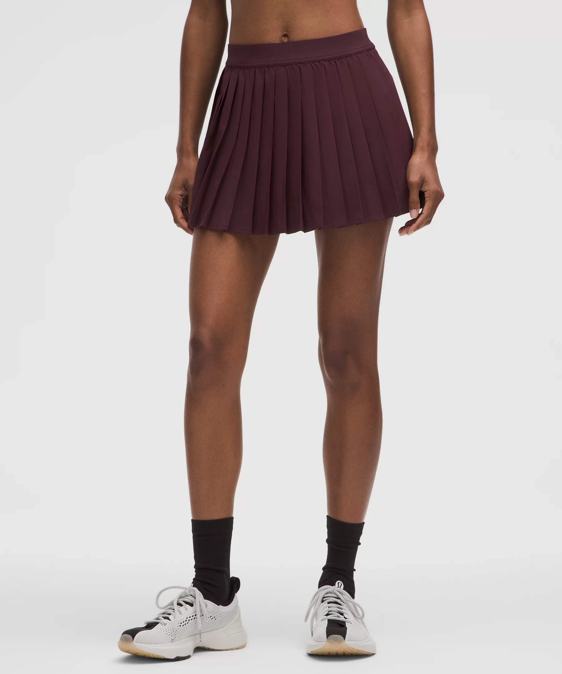 High-Rise Pleated Tennis Skirt - 1