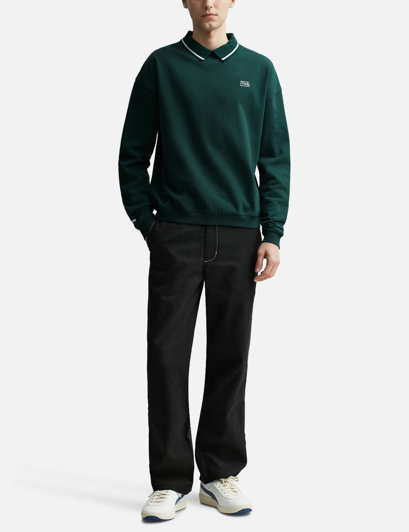 Metalwood Studio PHUK LUZIN COLLARED SWEATSHIRT outlook