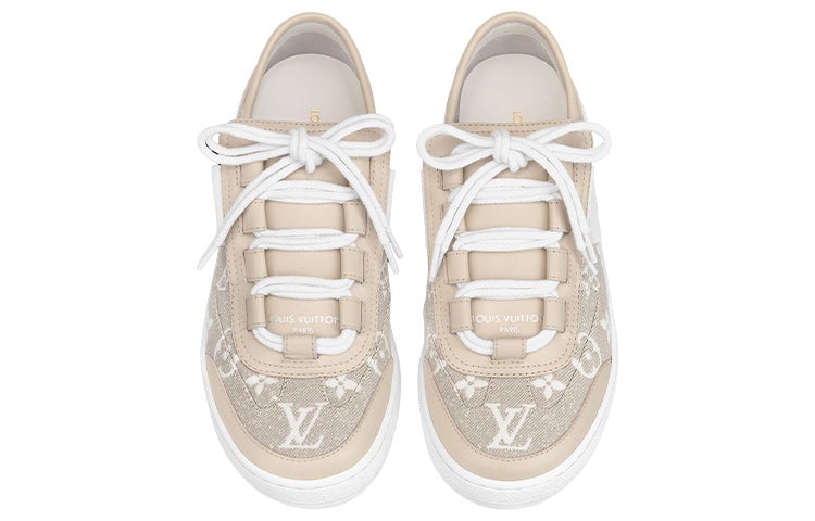 (WMNS) LOUIS VUITTON Lous Sneakers 'Beige' 1AB32Z - 3