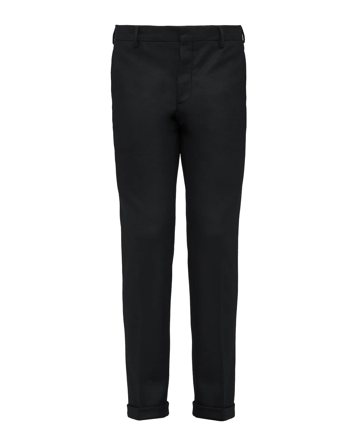 Wool jersey trousers - 1