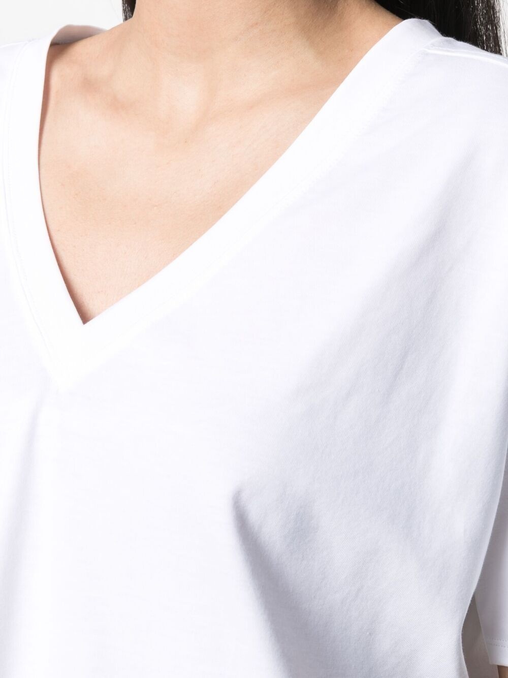 v-neck boxy T-shirt - 5