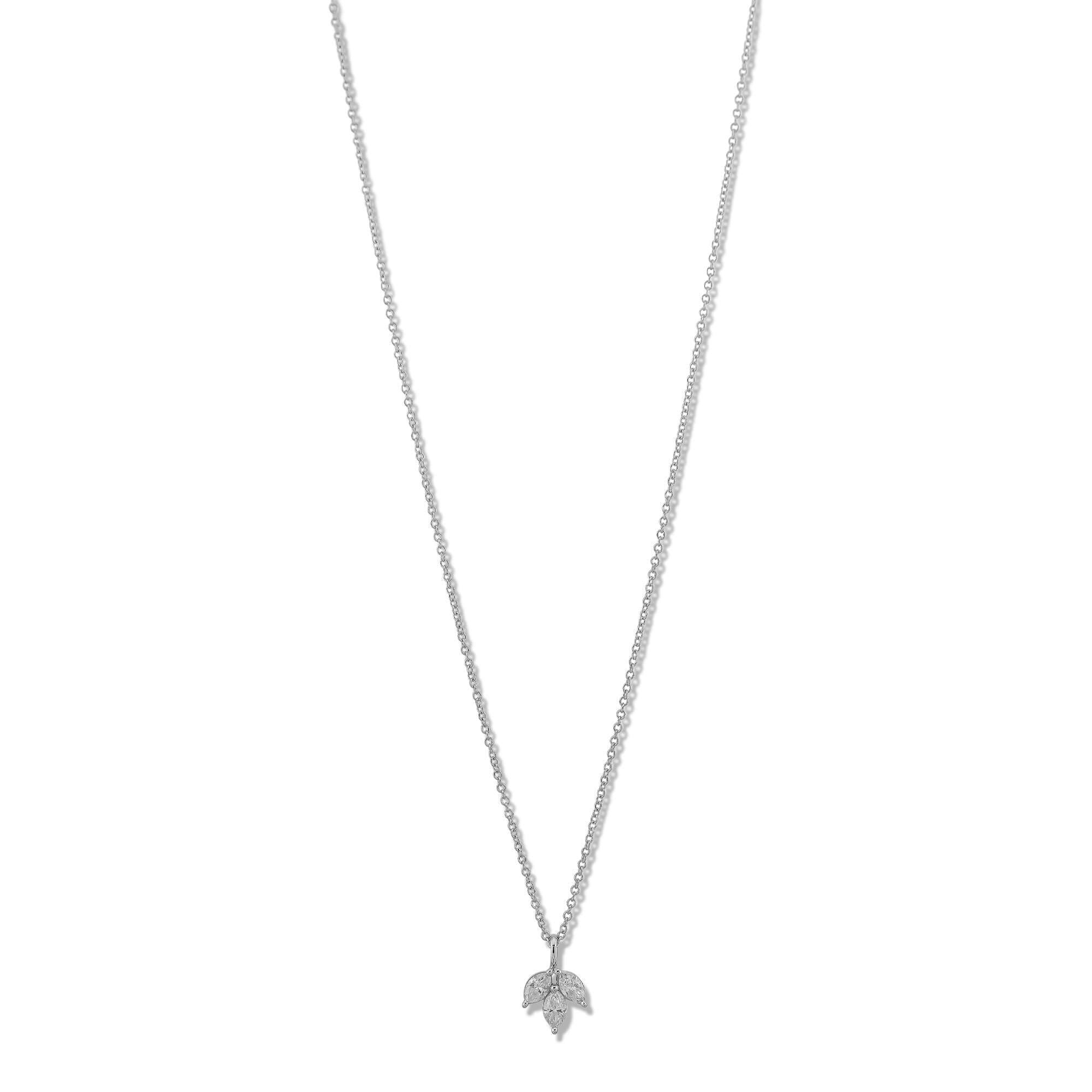 LAB-Created Diamond Fleur Choker - 3
