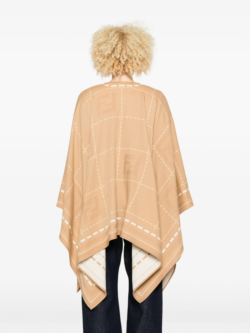 Fendi Patterned Cape 4