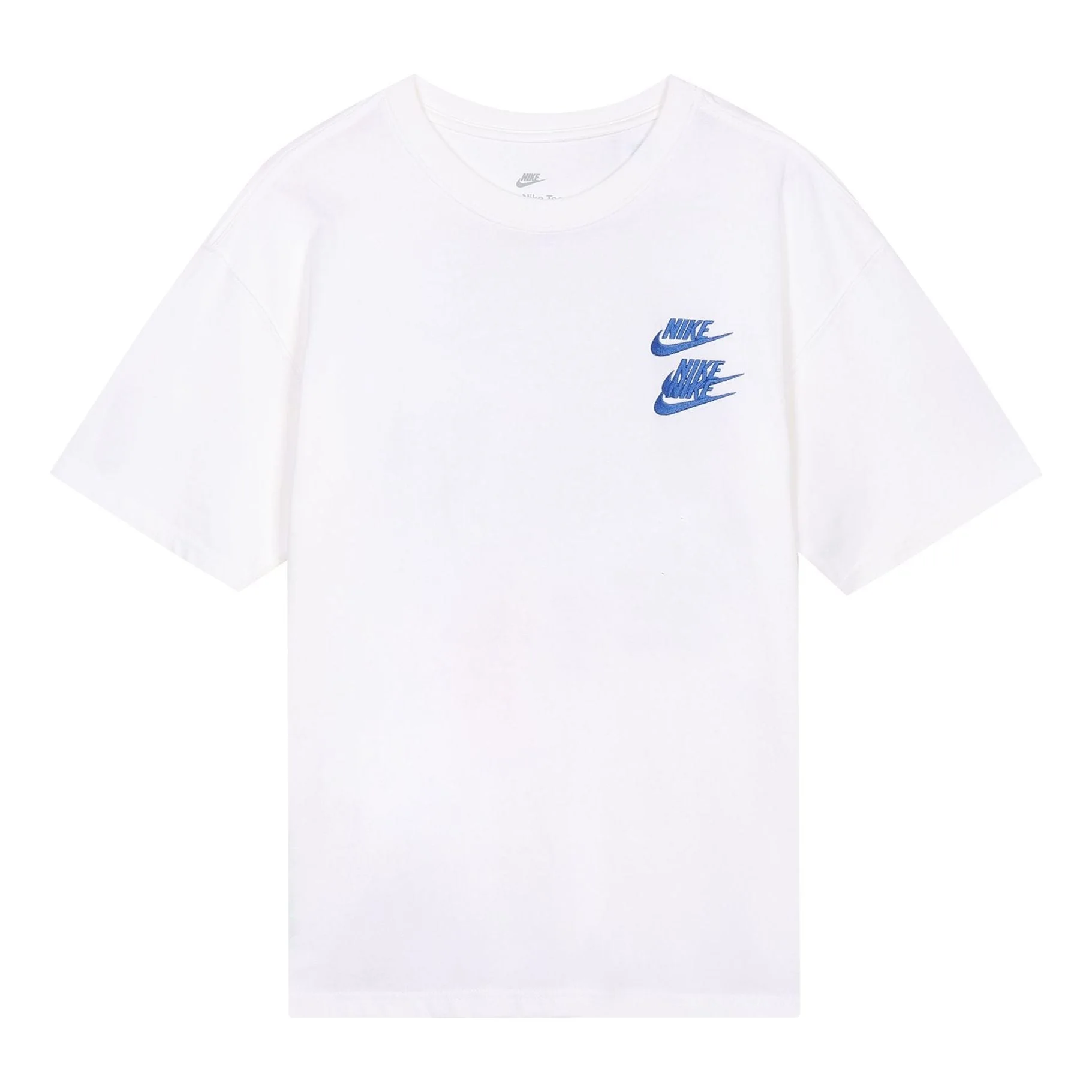 Men's Nike Sportswear Around The World Subject Embroidered Alphabet Logo Ribbed Round Neck Short Sle - 1