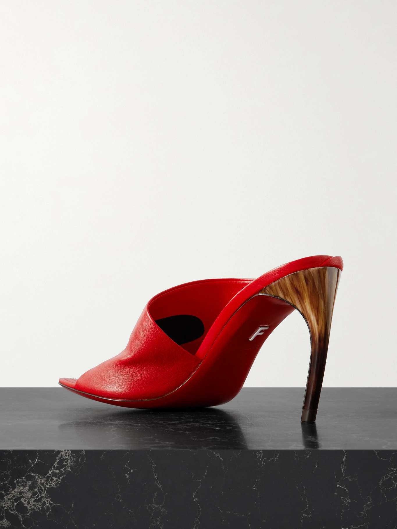 Nymphe leather mules - 3