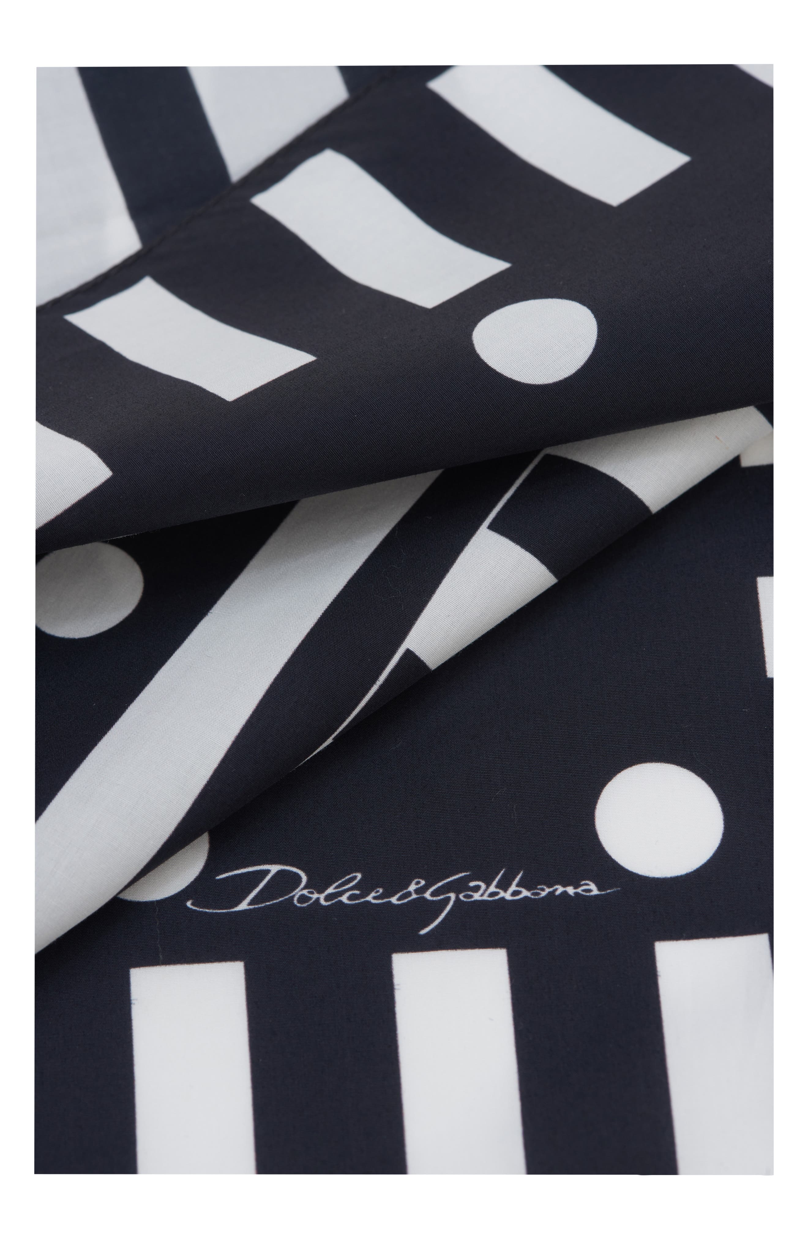 Polka Dot Square Cotton Scarf - 4