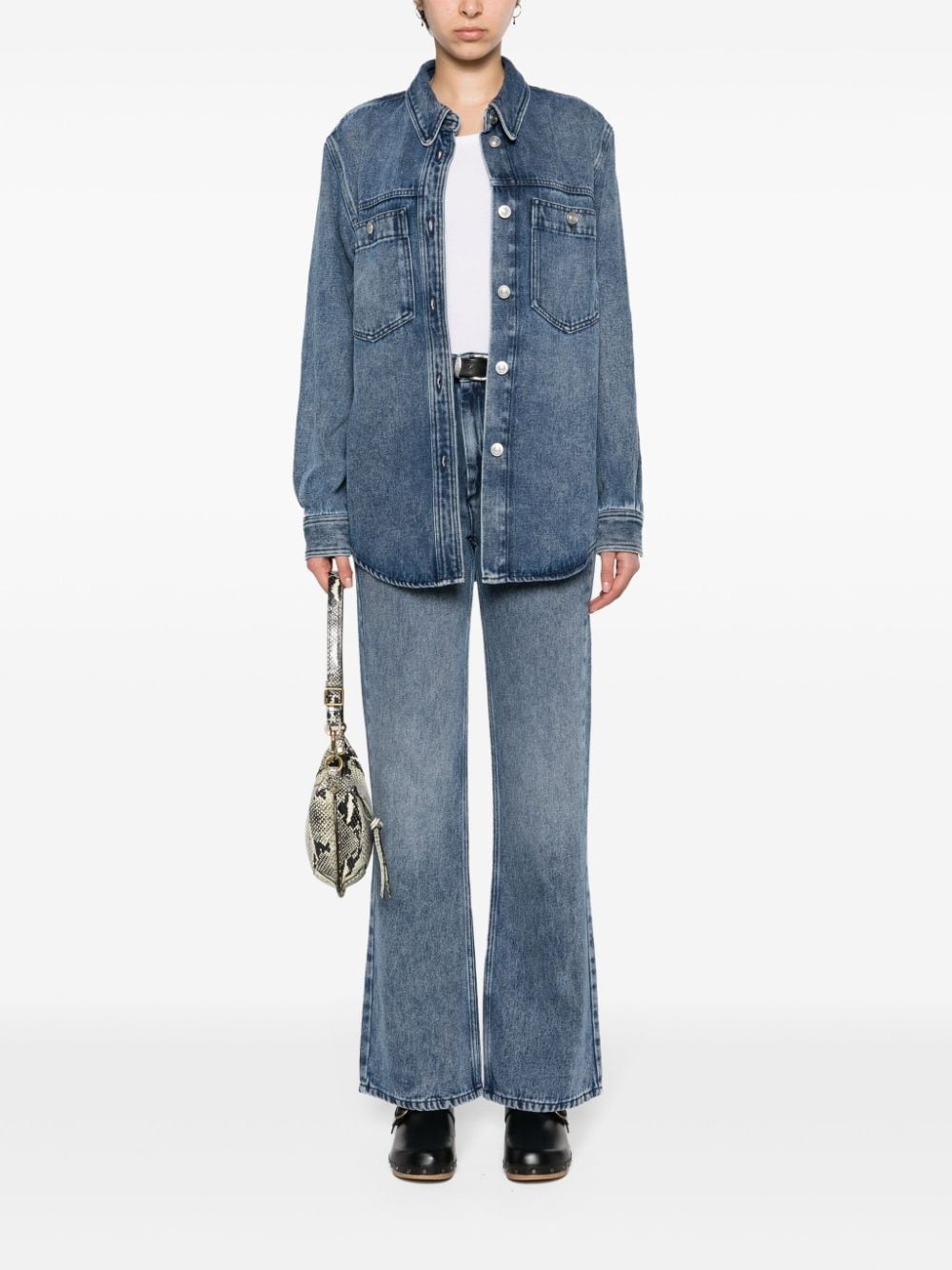 Belvira high-rise bootcut jeans - 2