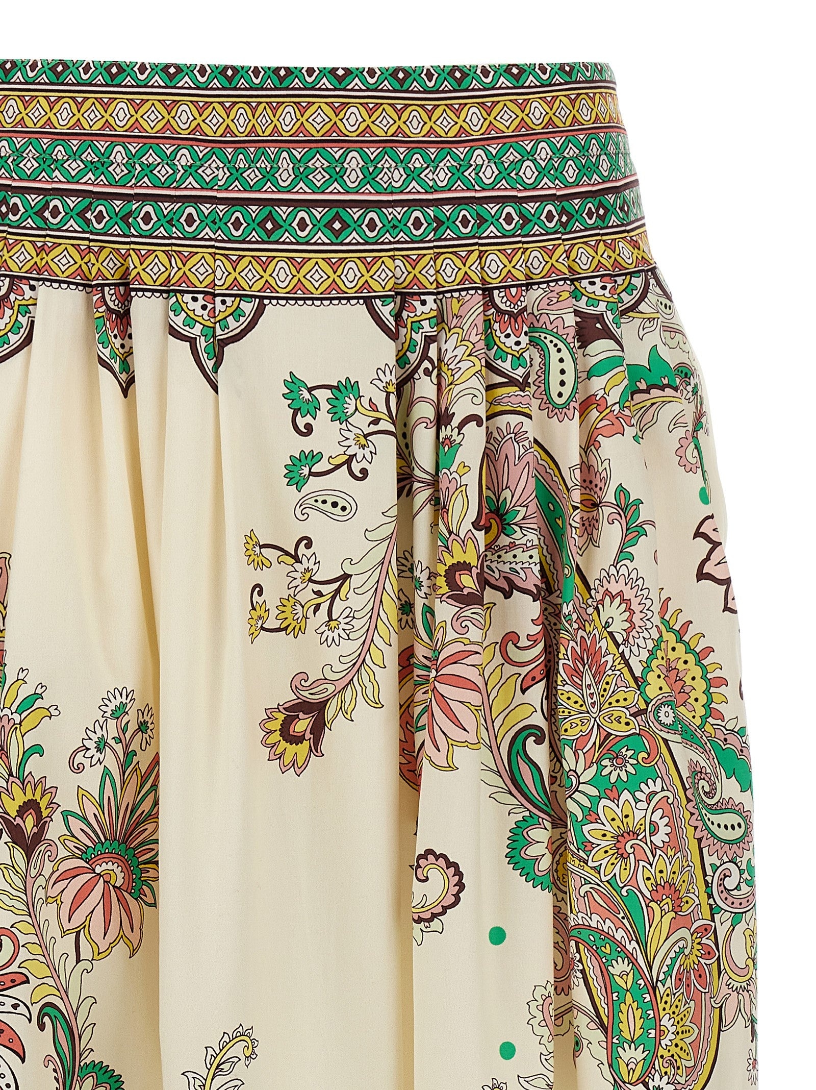 スカート ETRO Paisley flower skirt Multicolor WRFA011299SP5B8 Etro Paisley Flower Skirt Skirts Multicolor | wananluxury