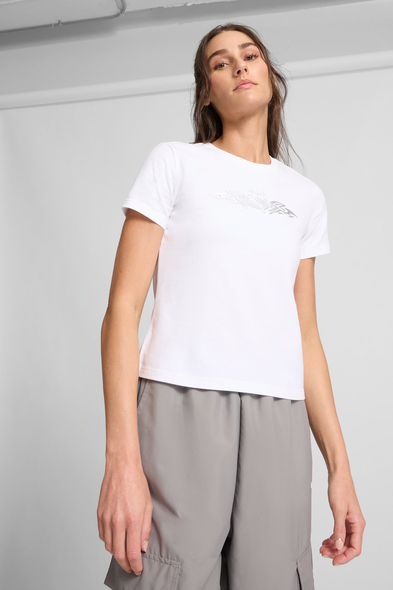 PUMA PUMATECH-X Slim Short Tee Women outlook