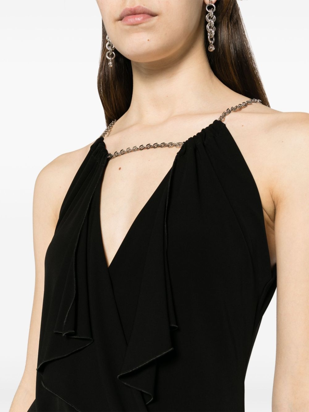 halterneck midi dress - 5