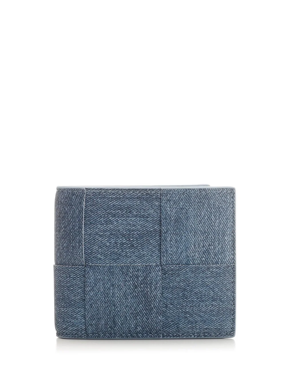 Bottega Veneta Men Bi-Fold "Cassette" Wallet In Denim - 1