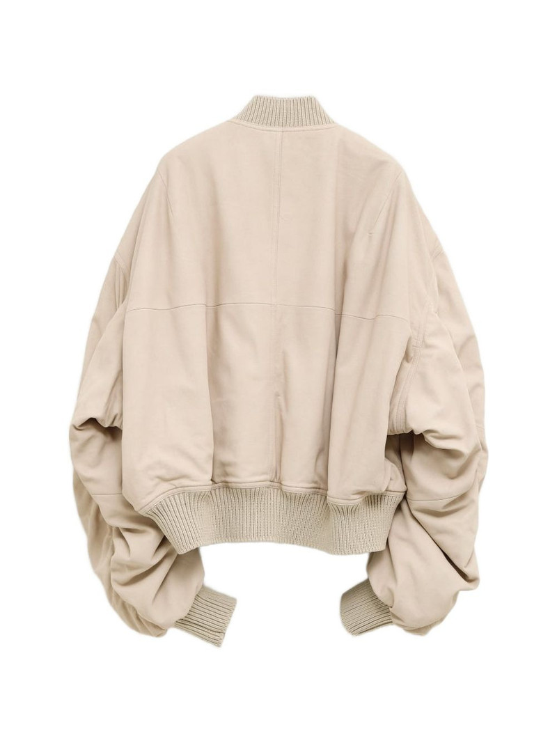 Rick Owens ribbed bomber jacket outlook