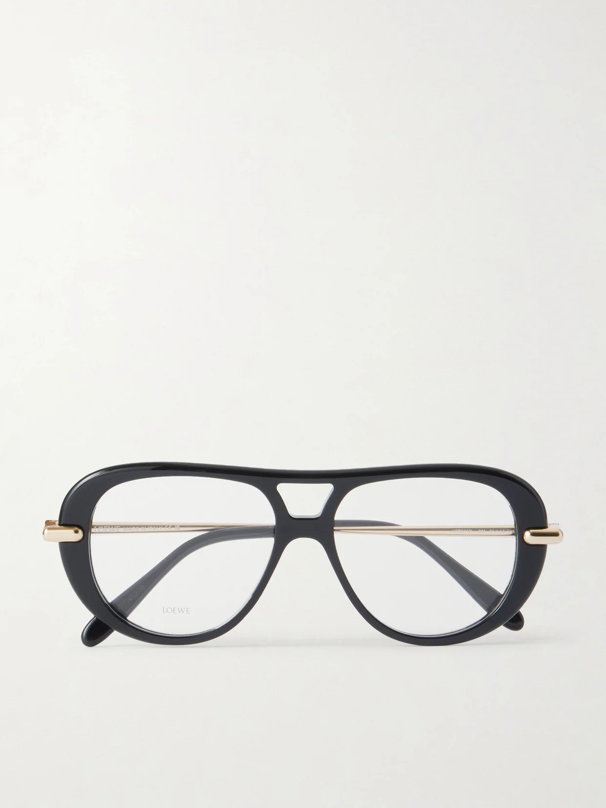 Slim Aviator-style Acetate Sunglasses - 1