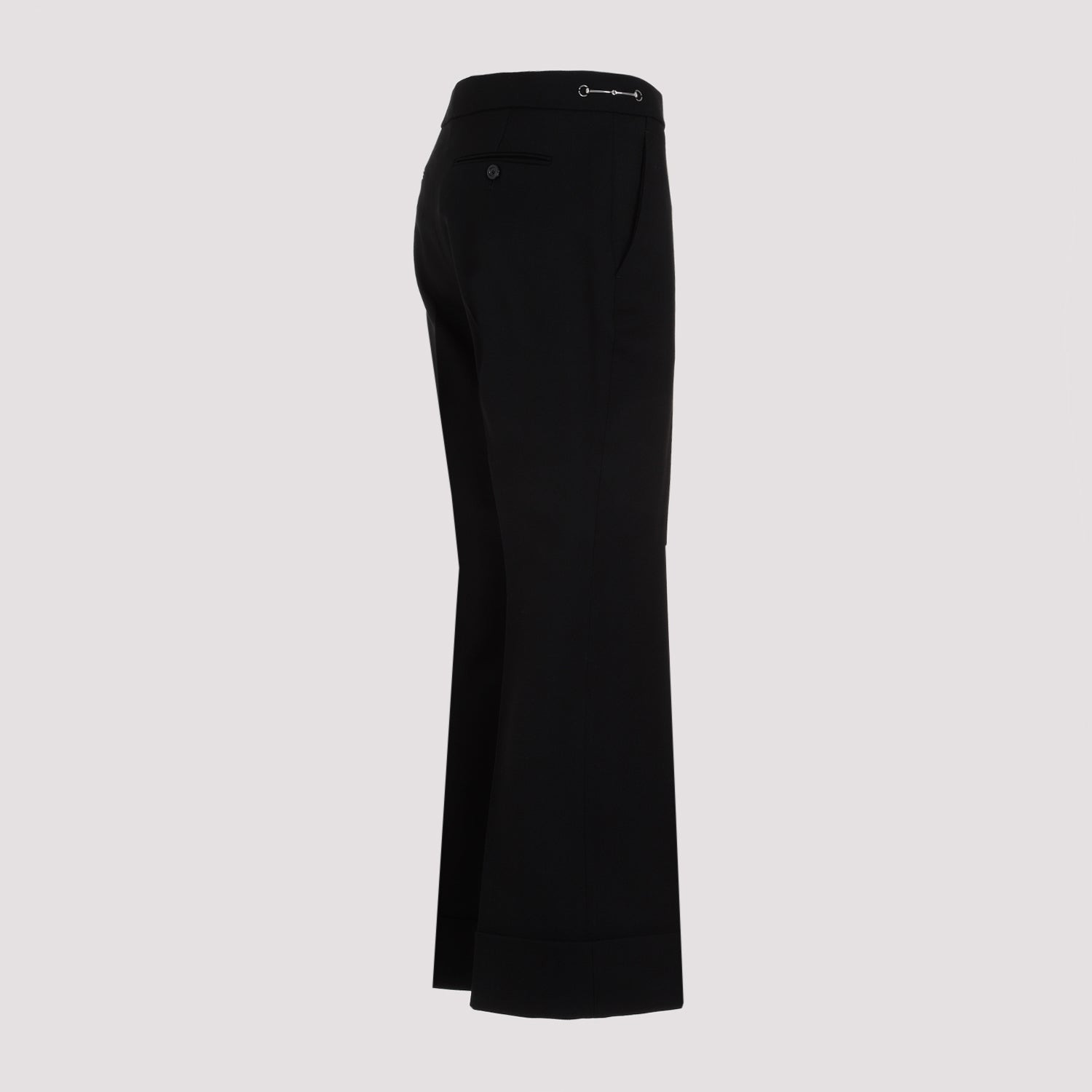Gucci Black Wool Pants Women - 3