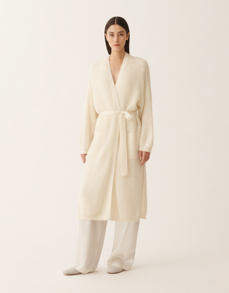 Mohair maxi cardigan with sequins 3