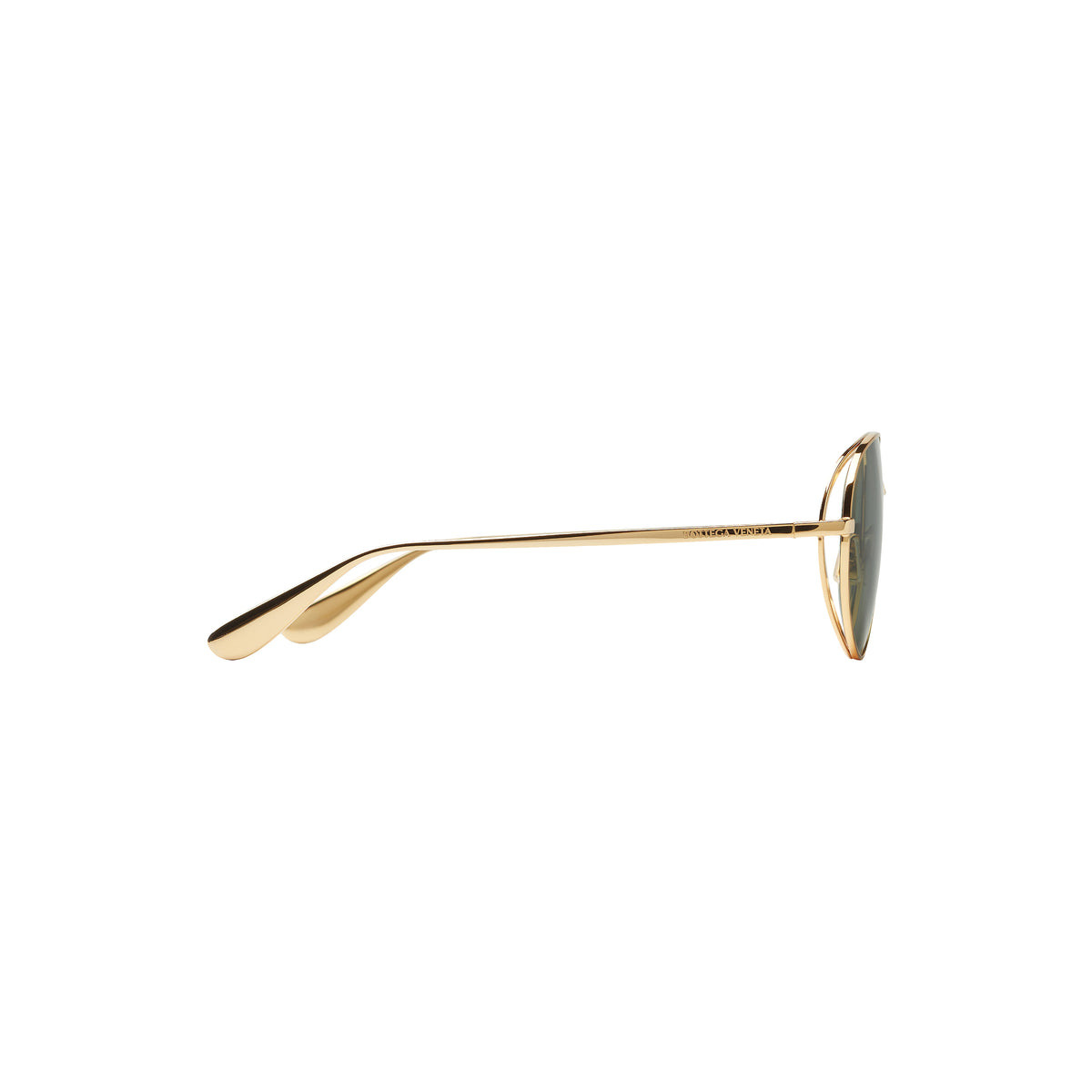 CLASSIC AVIATOR SUNGLASSES (GOLD/GREEN) - 2