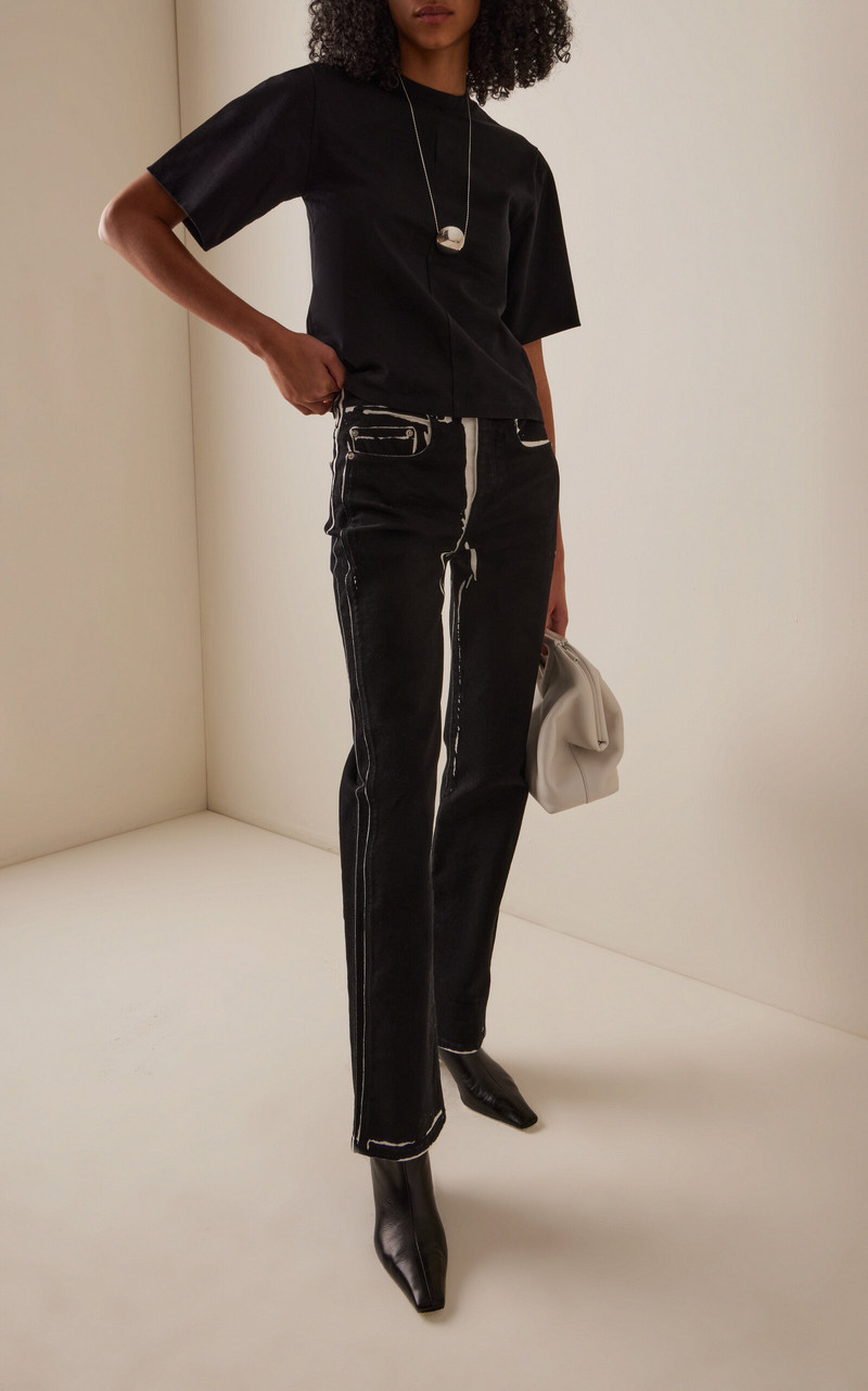 RÙADH Exclusive The Isla Cotton T-Shirt black outlook