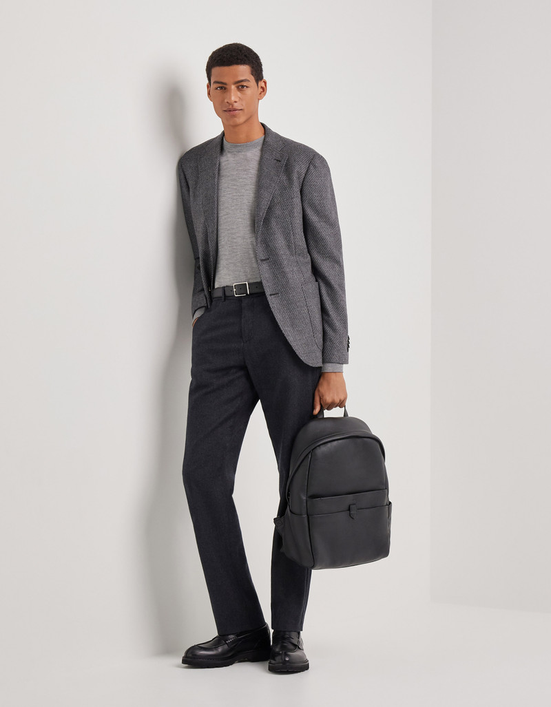 Canali GRAY MODERN FIT PURE WOOL KEI JACKET outlook