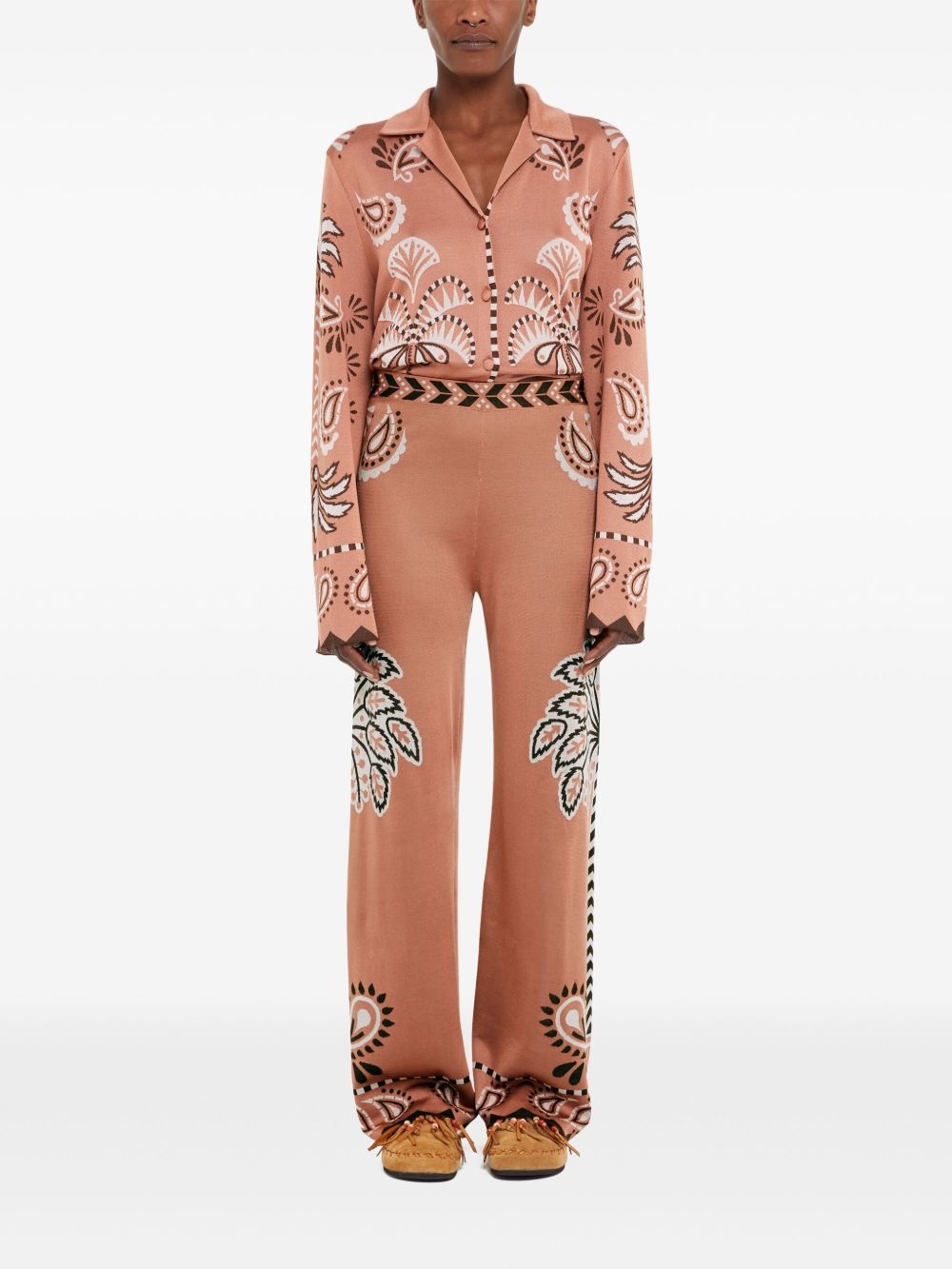 Wild Wonder Foulard palazzo pants - 2
