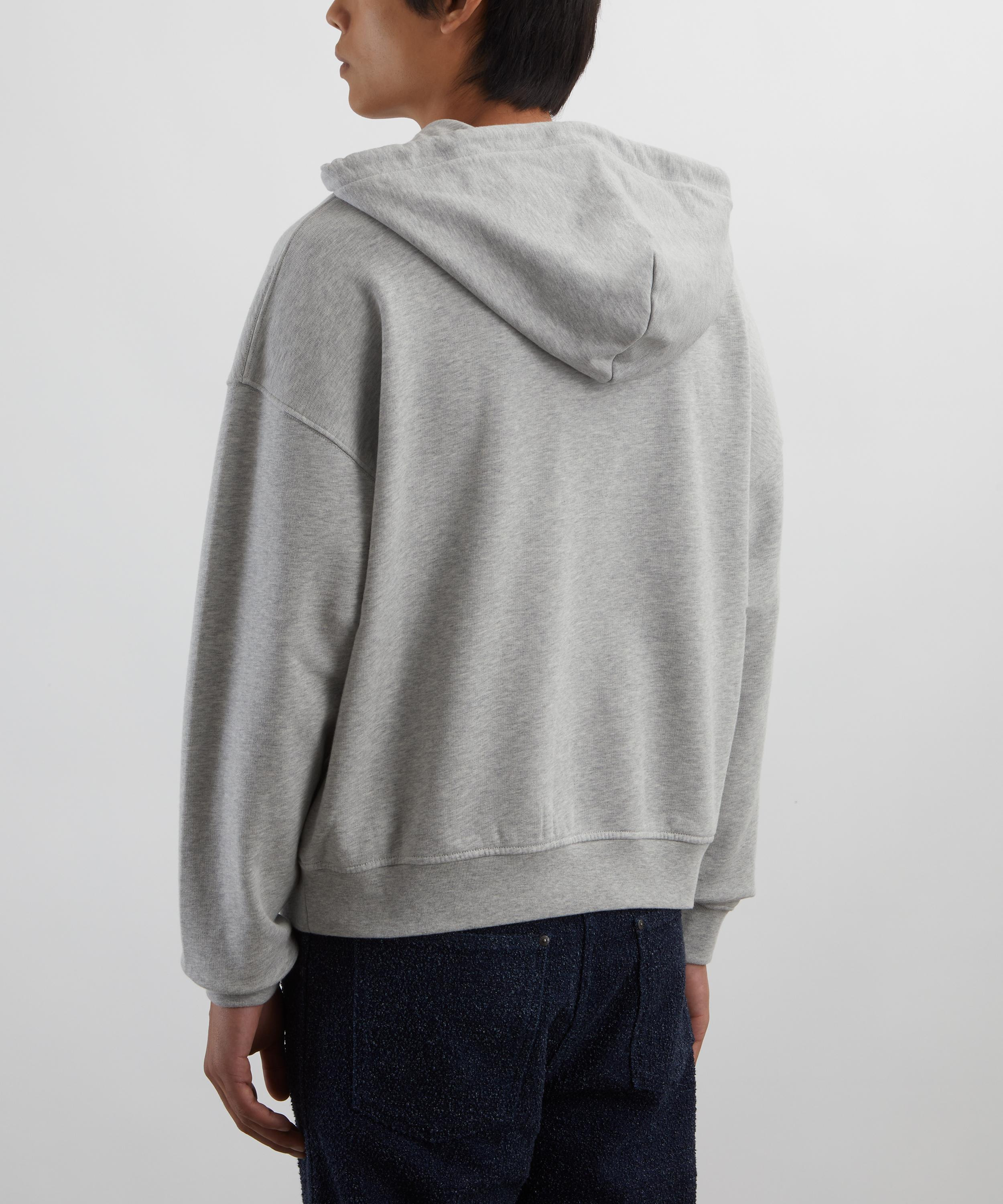 Ashton Grey Melange Hoodie - 4