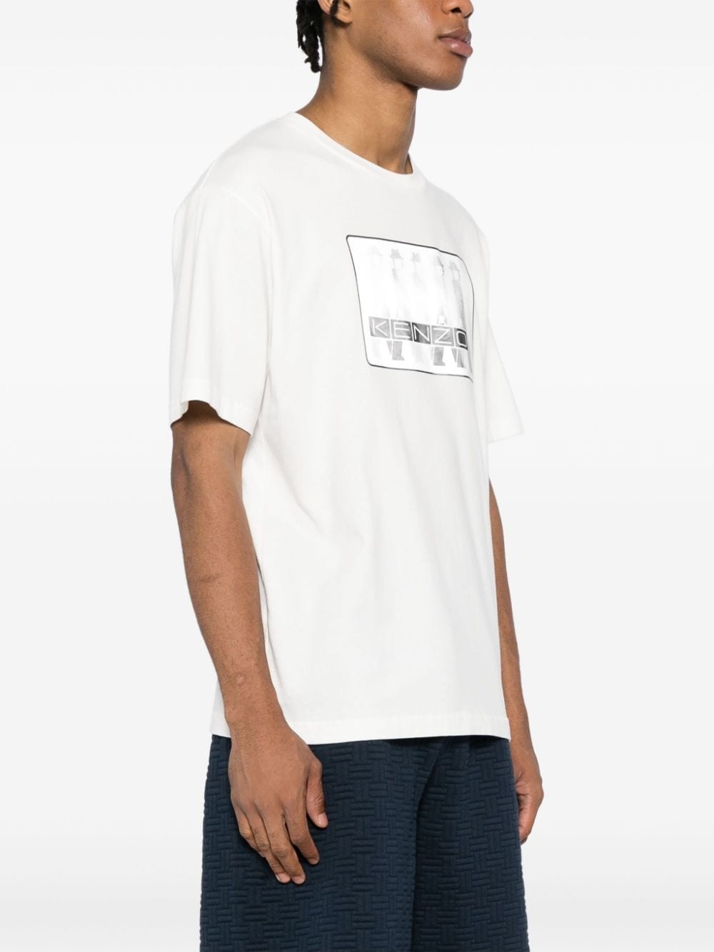 logo-print T-shirt - 3