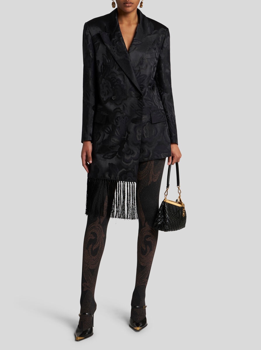 METALLIC JACQUARD TIGHTS - 3