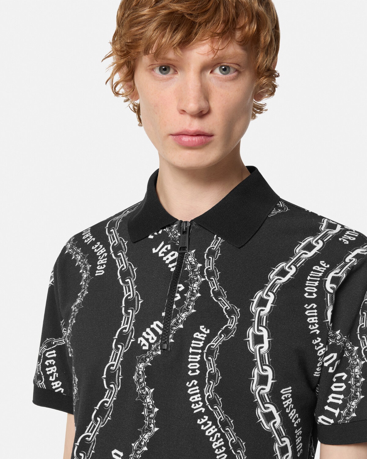Chain Couture Slim-Fit Polo Shirt - 3
